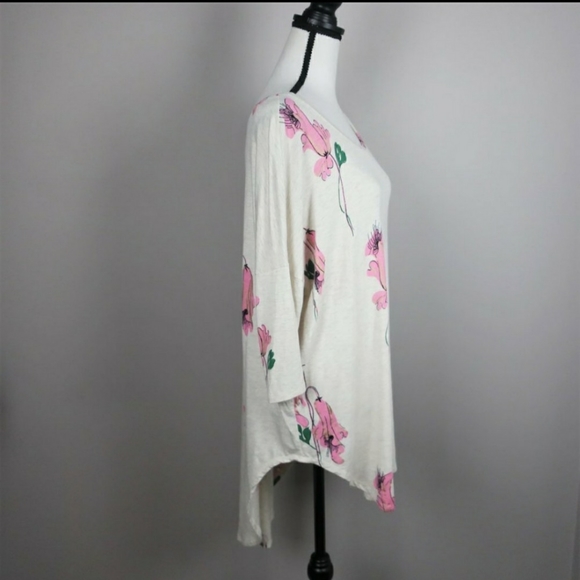 Anthro Floreat Sz Med High-Low Tunic Top D73 - Picture 3 of 10